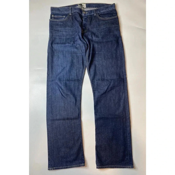 Howe Men’s Medium Wash Size 34 Denim Jeans Button Fly - Picture 2 of 10